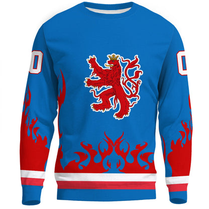 Clothing Custom Luxembourg Hockey Jersey Style Sweatshirts
