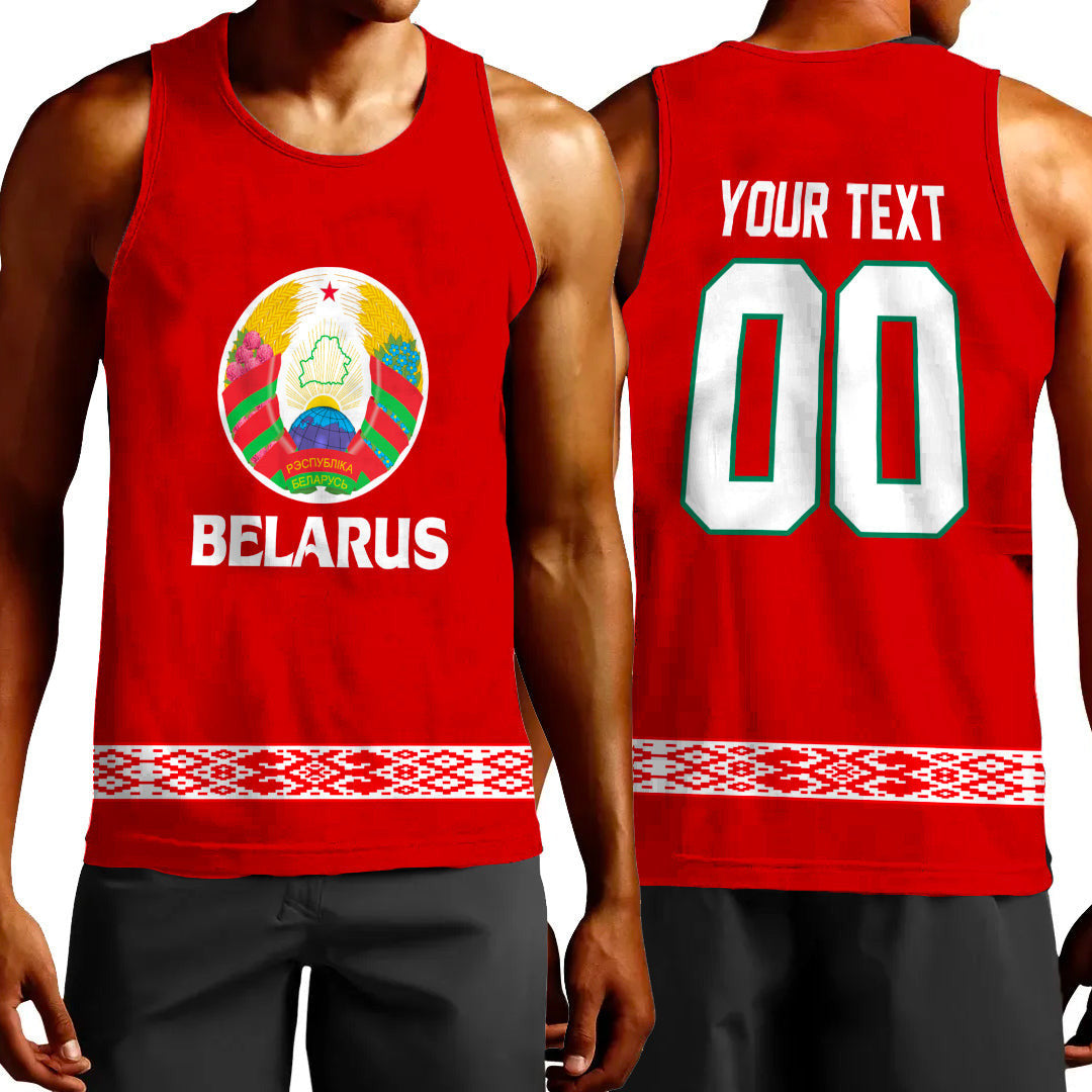 Clothing Custom Belarus Hockey Jersey Style Tank Top
