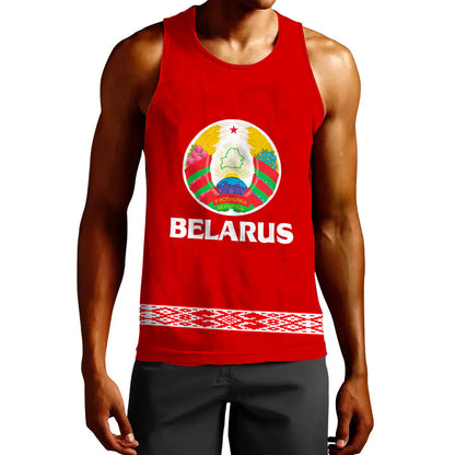 Clothing Custom Belarus Hockey Jersey Style Tank Top