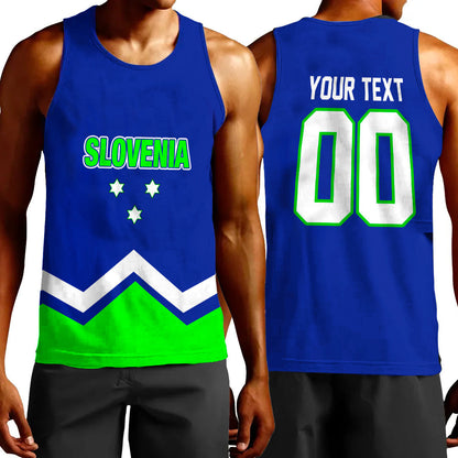 Clothing Custom Slovenia Hockey Jersey Style Tank Top