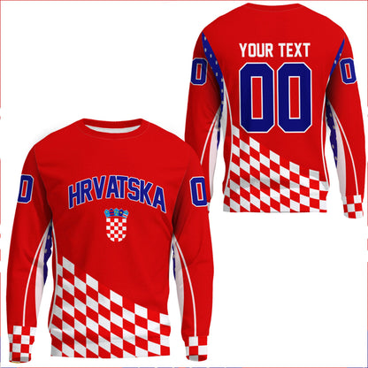 Clothing Custom Croatia Hockey Jersey Style Sweatshirts