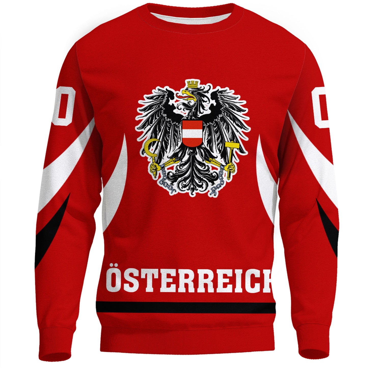 Clothing Custom Austria Hockey Jersey Style Sweatshirts