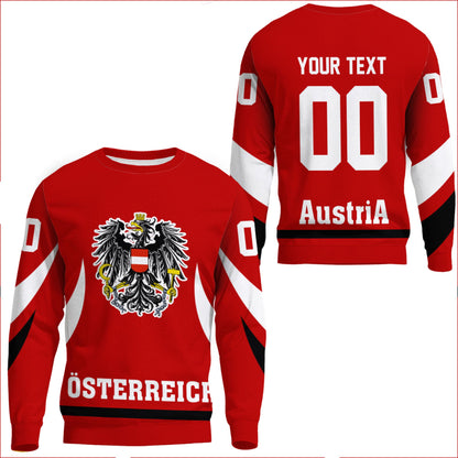 Clothing Custom Austria Hockey Jersey Style Sweatshirts