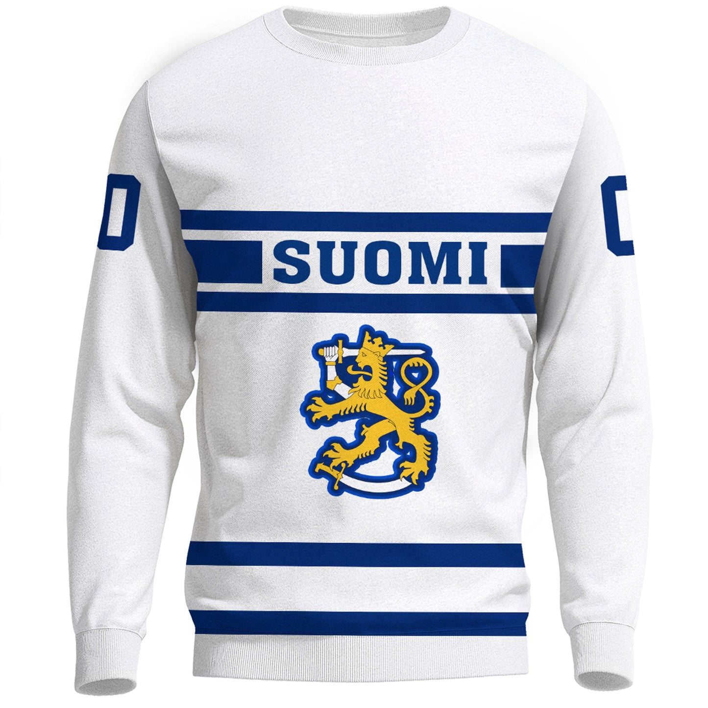 Clothing Custom Finland Vintage Hockey Jersey Style Sweatshirts