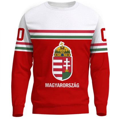 Clothing Custom Hungary Hockey Jersey Style Sweatshirts