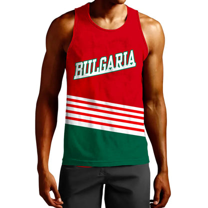 Clothing Custom Bulgaria Team Hockey Jersey Style Tank Top