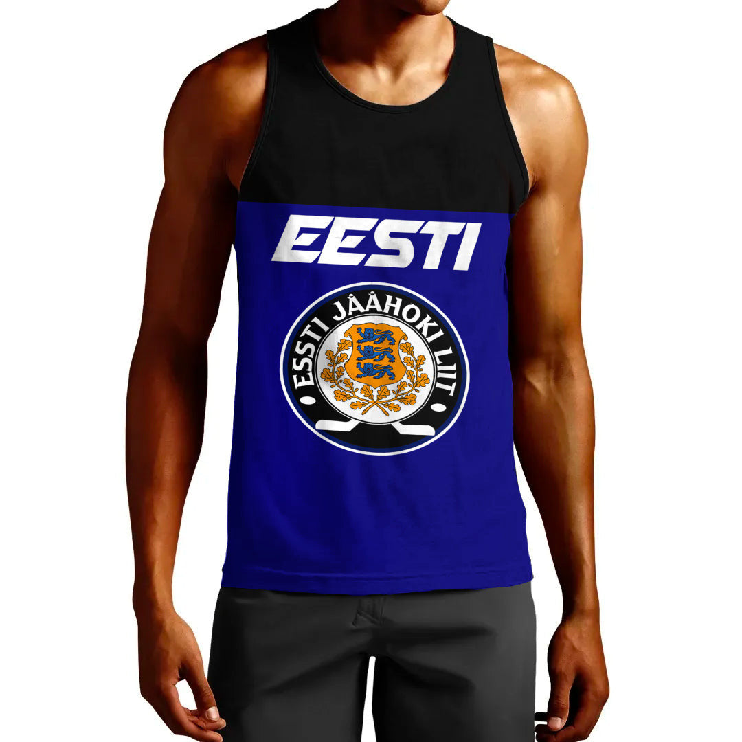 Clothing Custom Estonia Special Hockey Jersey Style Tank Top