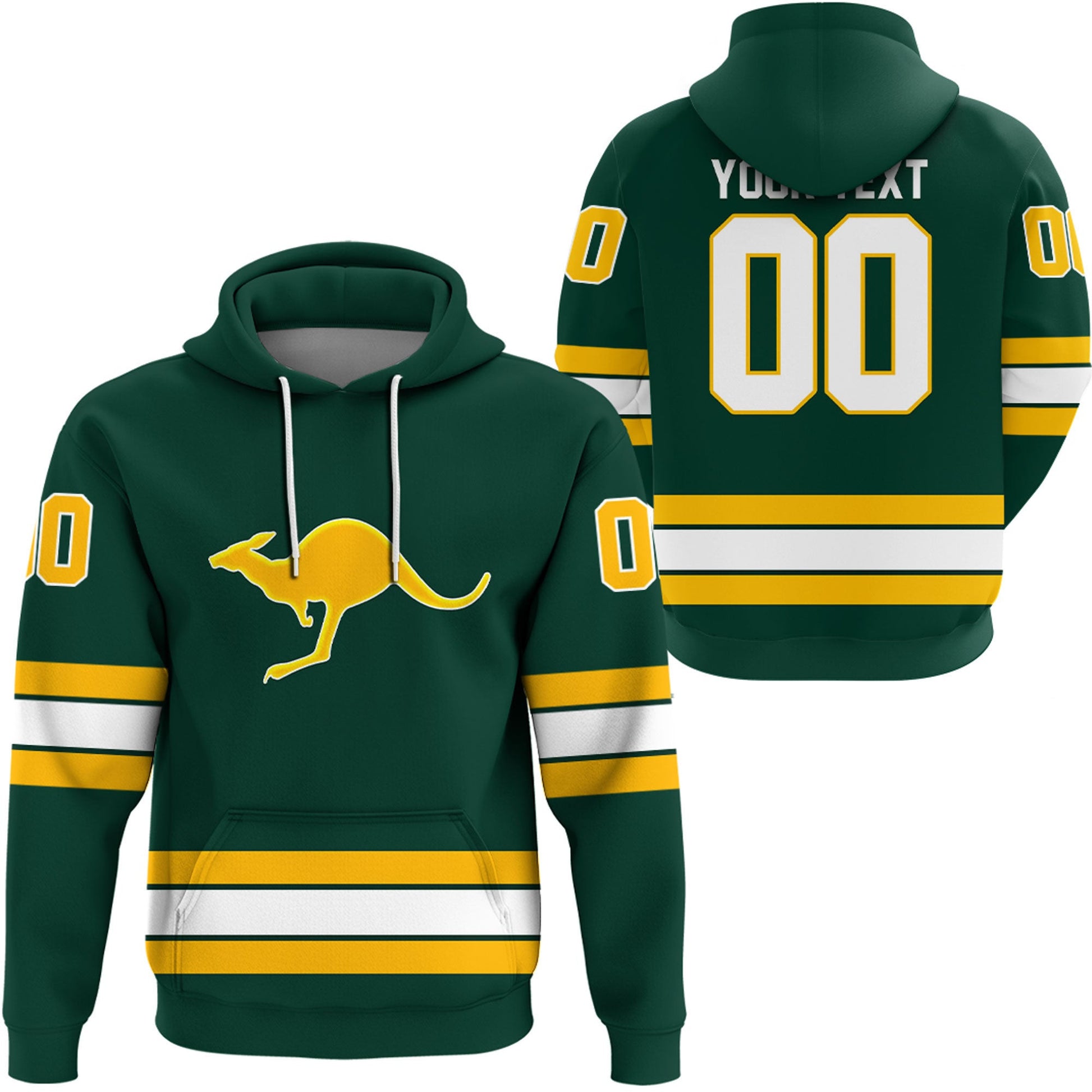 Clothing Custom Australia Team Hockey Jersey Style Hoodie