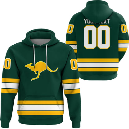 Clothing Custom Australia Team Hockey Jersey Style Hoodie