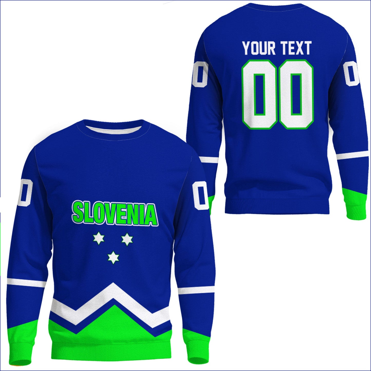 Clothing Custom Slovenia Hockey Jersey Style Sweatshirts