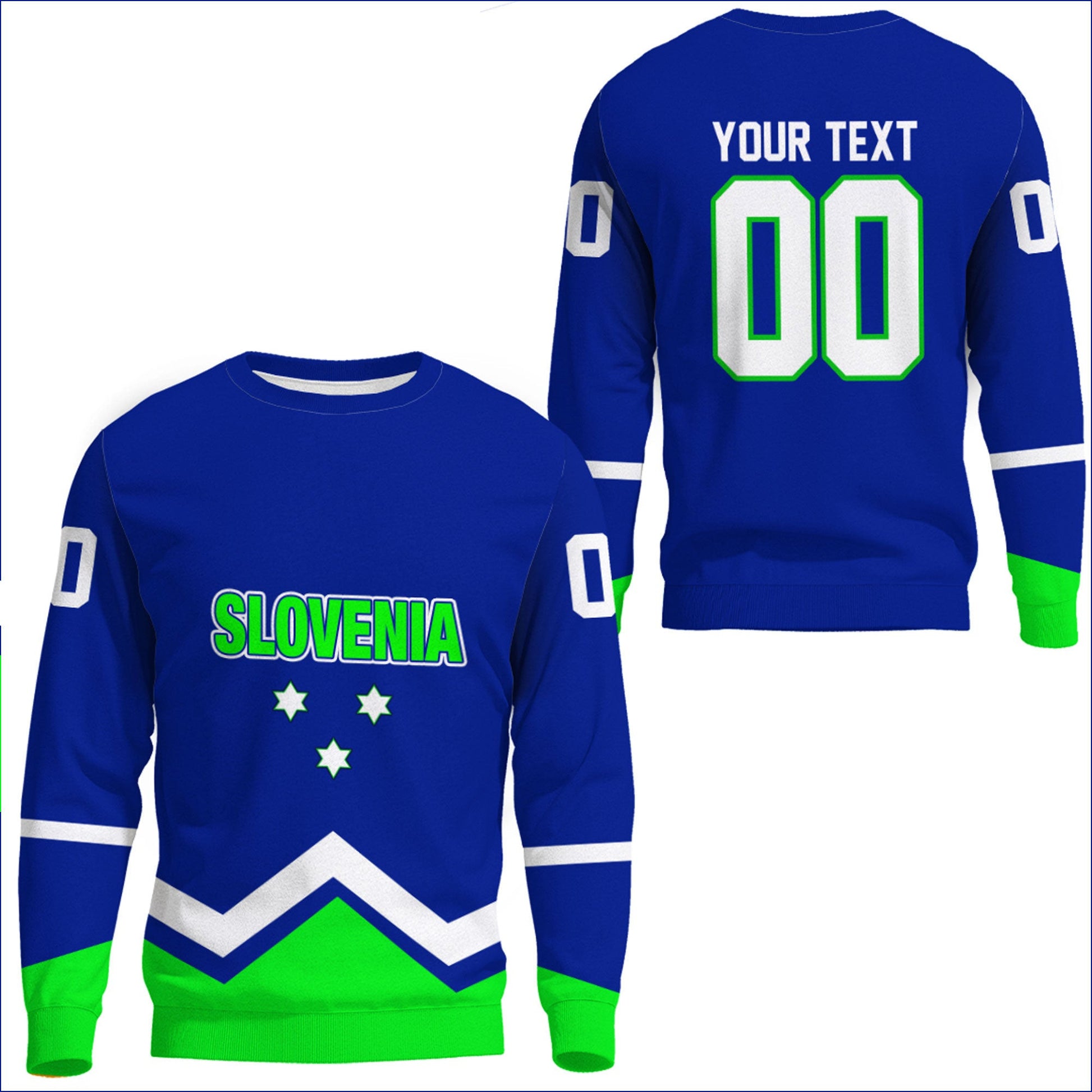 Clothing Custom Slovenia Hockey Jersey Style Sweatshirts