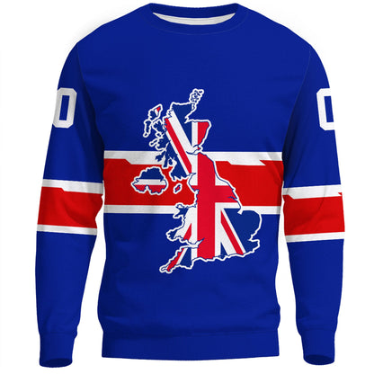 Clothing Custom Great Britain Team Hockey Jersey Style Sweatshirts