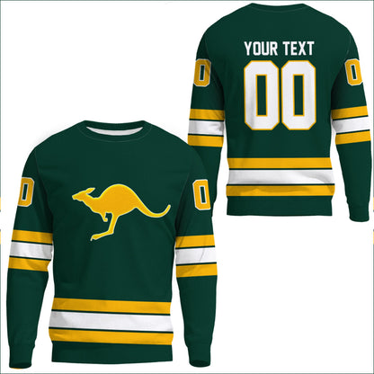 Clothing Custom Australia Team Hockey Jersey Style Sweatshirts