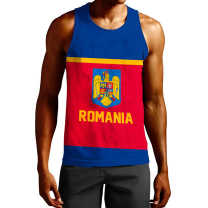 Clothing Custom Romania Classic Hockey Jersey Style Tank Top