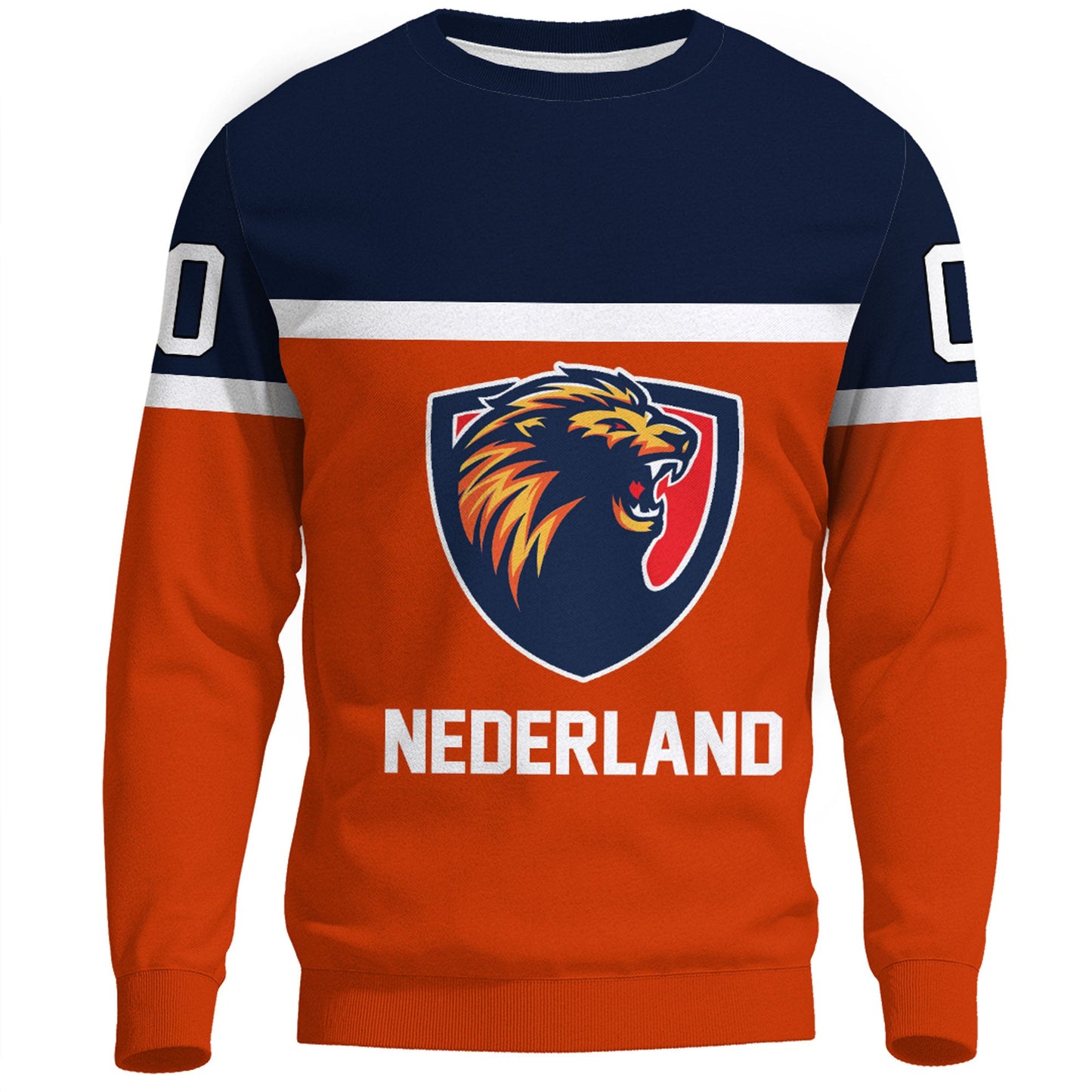 Clothing Custom Netherlands Team Hockey Jersey Style Sweatshirts