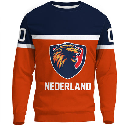 Clothing Custom Netherlands Team Hockey Jersey Style Sweatshirts