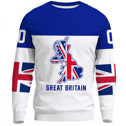 Clothing Custom Great Britain Hockey Jersey Style Sweatshirts