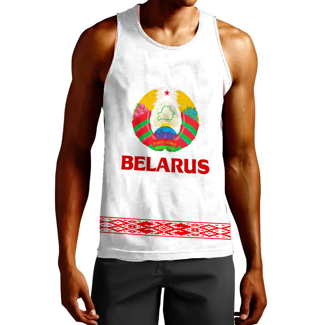 Clothing Custom Belarus Team Hockey Jersey Style Tank Top