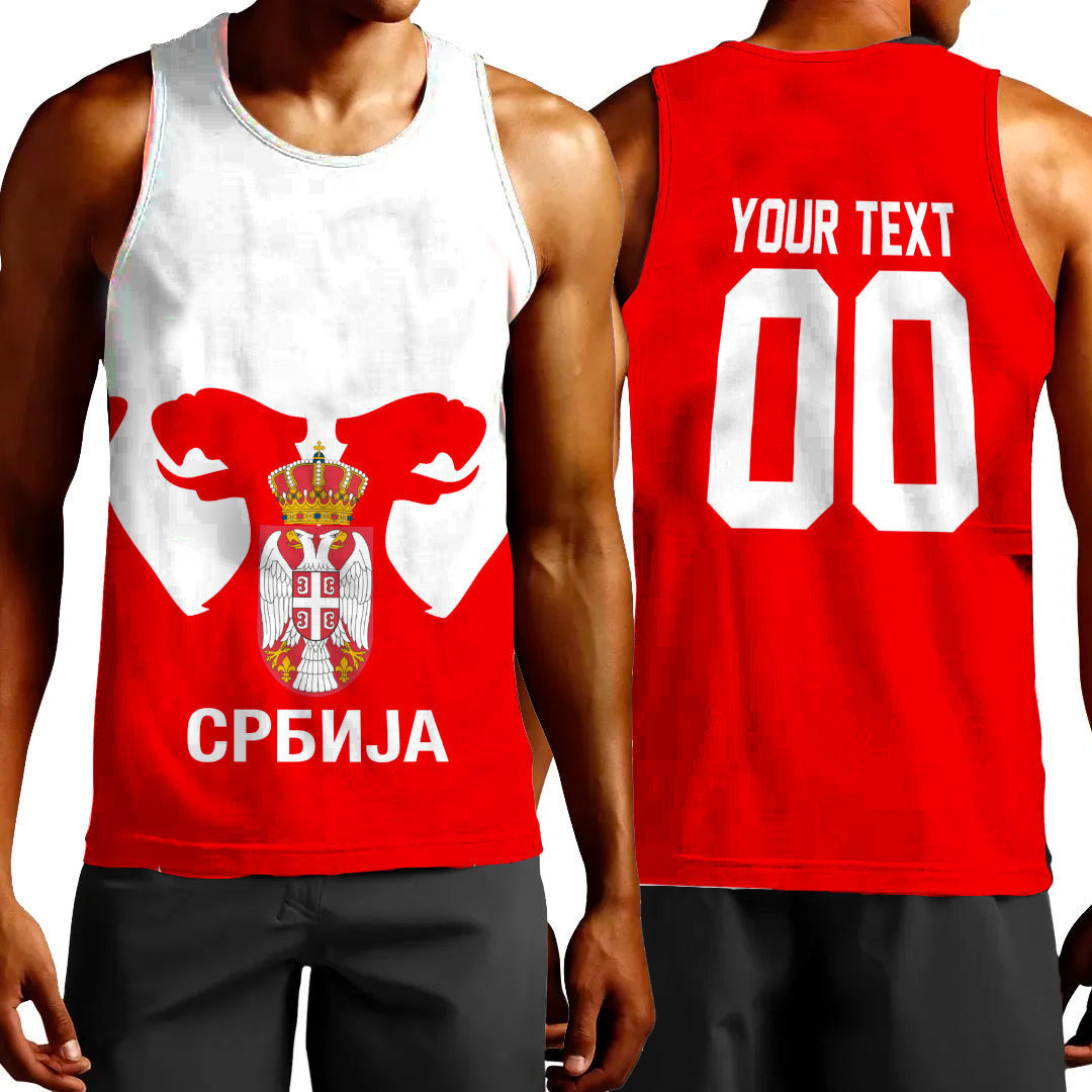 Clothing Custom Serbia Classic New Hockey Jersey Style Tank Top