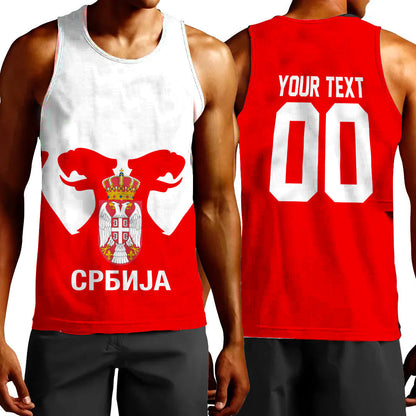 Clothing Custom Serbia Classic New Hockey Jersey Style Tank Top
