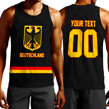 Clothing Custom Germany Hockey Jersey Style Tank Top