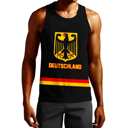 Clothing Custom Germany Hockey Jersey Style Tank Top