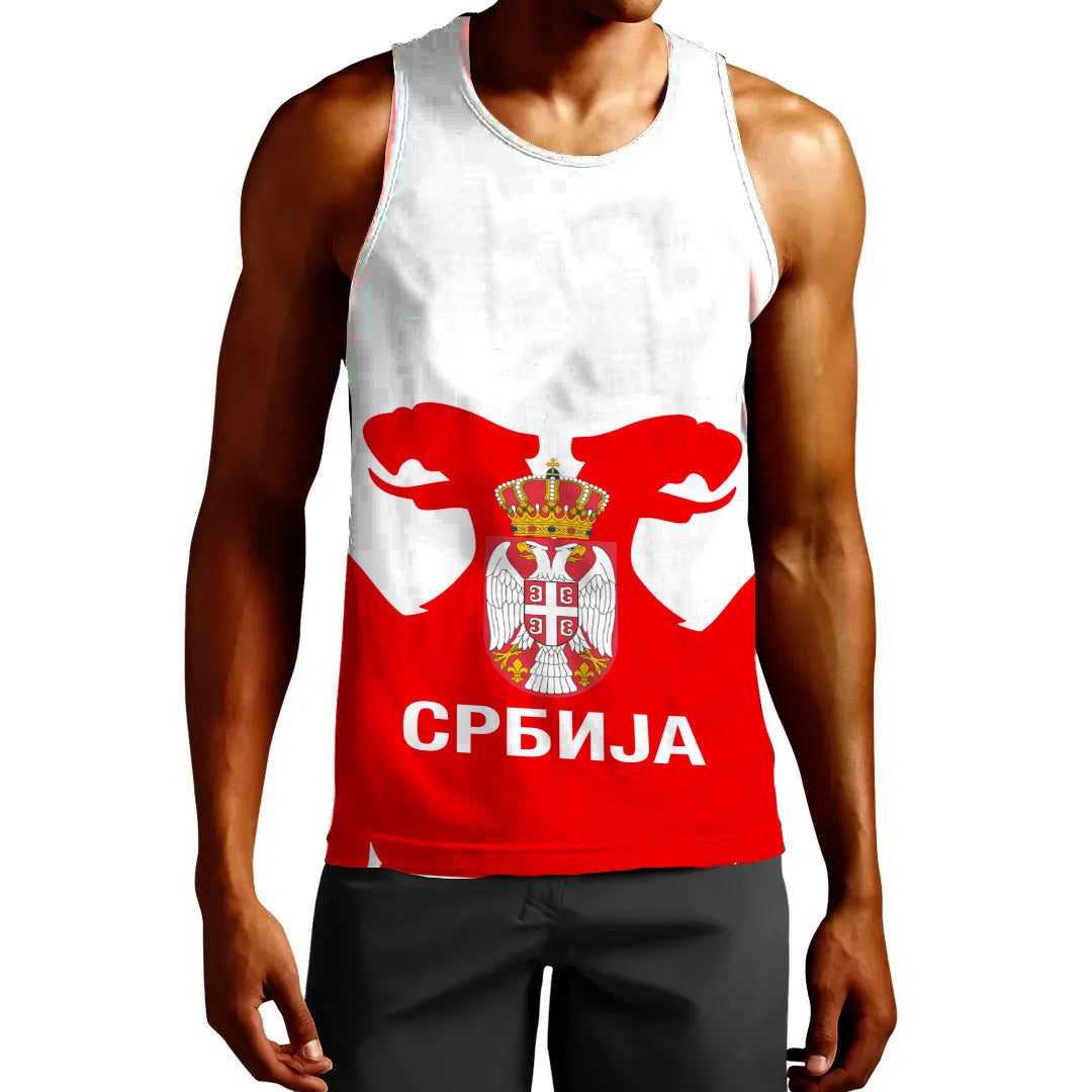 Clothing Custom Serbia Classic New Hockey Jersey Style Tank Top