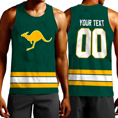 Clothing Custom Australia Team Hockey Jersey Style Tank Top