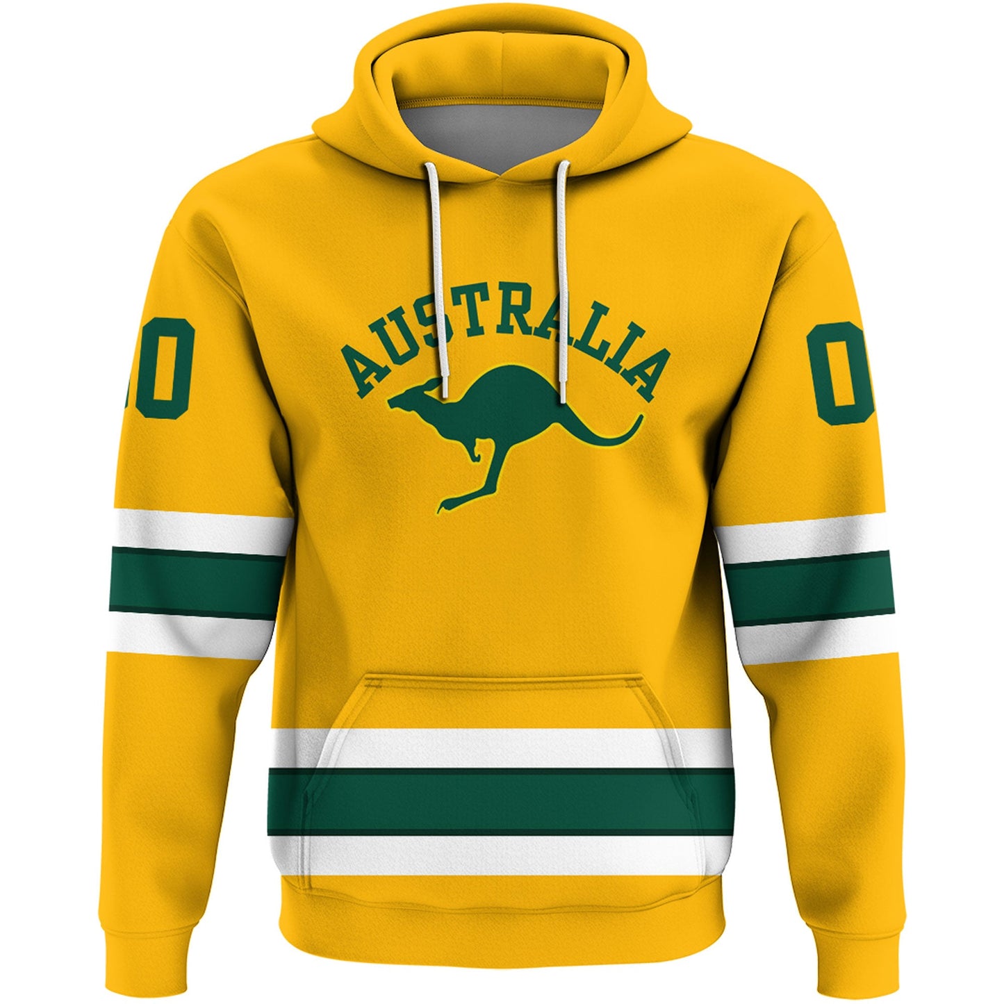 Clothing Custom Australia Hockey Style Hoodie