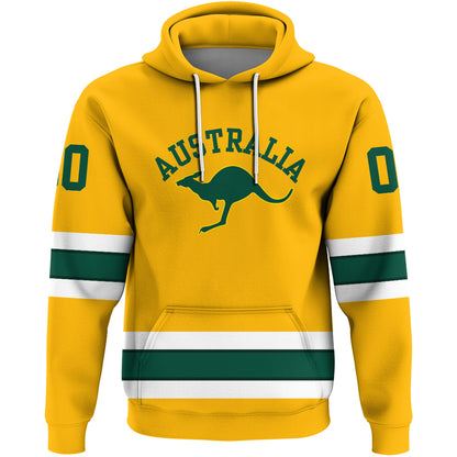Clothing Custom Australia Hockey Style Hoodie
