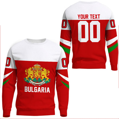 Clothing Custom Bulgaria Classic Hockey Jersey Style Sweatshirts