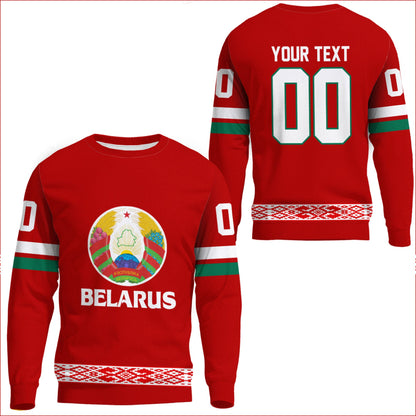 Clothing Custom Belarus Hockey Jersey Style Sweatshirts