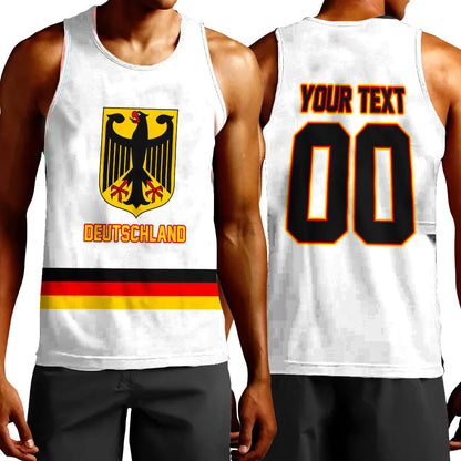 Clothing Custom Germany Team Hockey Jersey Style Tank Top