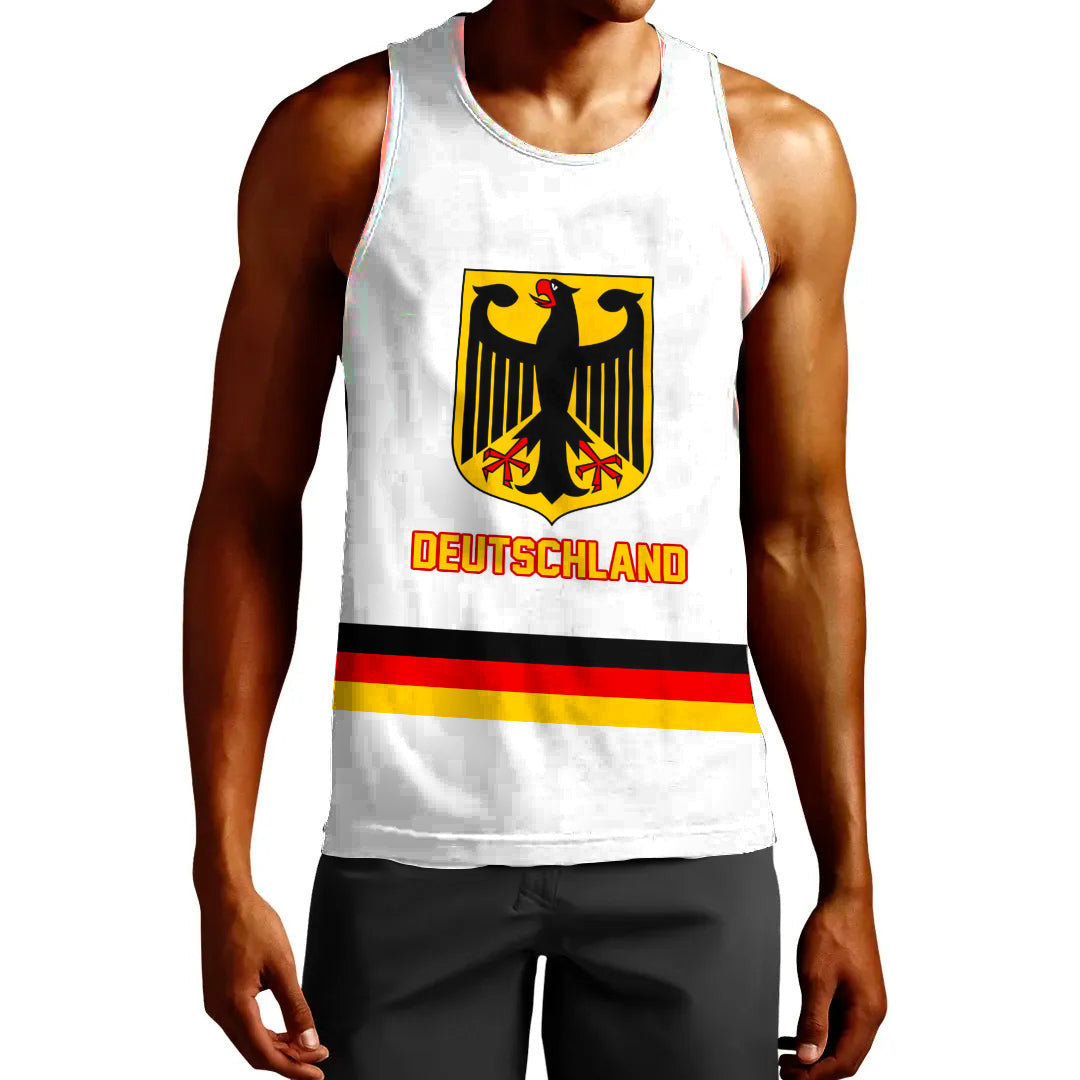 Clothing Custom Germany Team Hockey Jersey Style Tank Top