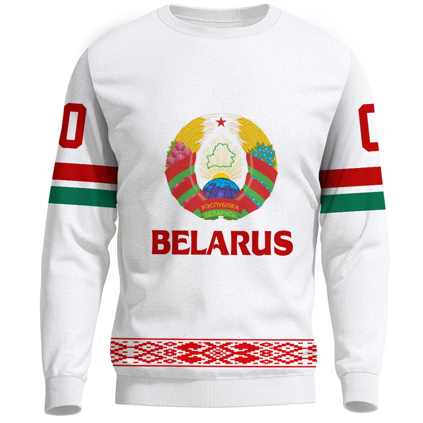 Clothing Custom Belarus Team Hockey Jersey Style Sweatshirts