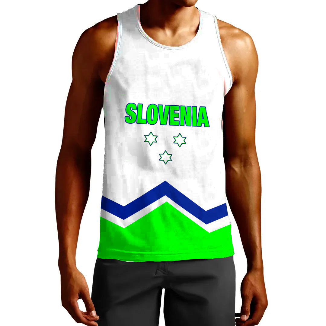Clothing Custom Slovenia Team Hockey Jersey Style Tank Top