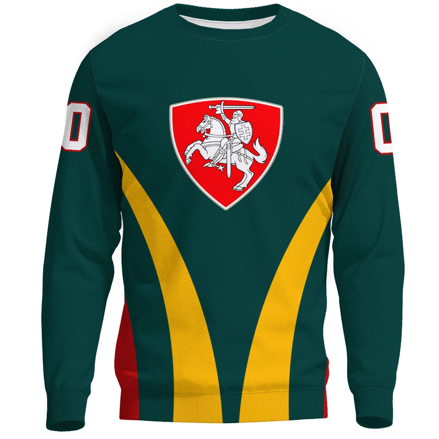 Clothing Custom Lithuania Team Hockey Jersey Style Sweatshirts