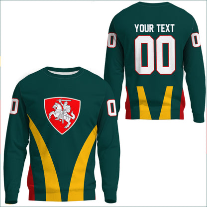 Clothing Custom Lithuania Team Hockey Jersey Style Sweatshirts