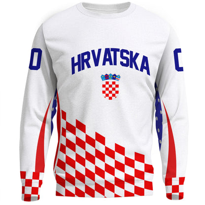 Clothing Custom Croatia Hockey Jersey Style White Version Sweatshirts