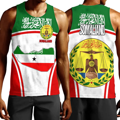 Clothing Somaliand Active Flag Men Tank Top