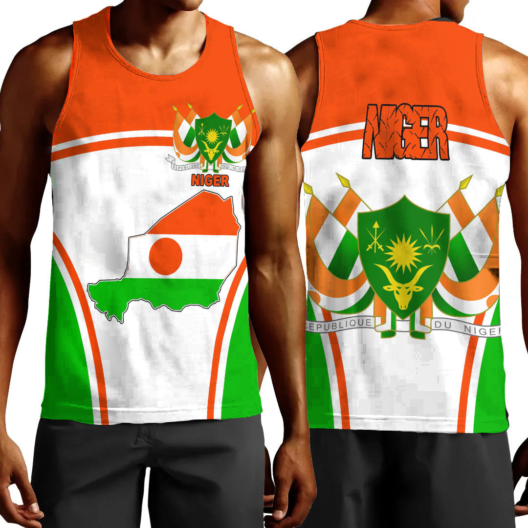 Clothing Niger Active Flag Men Tank Top