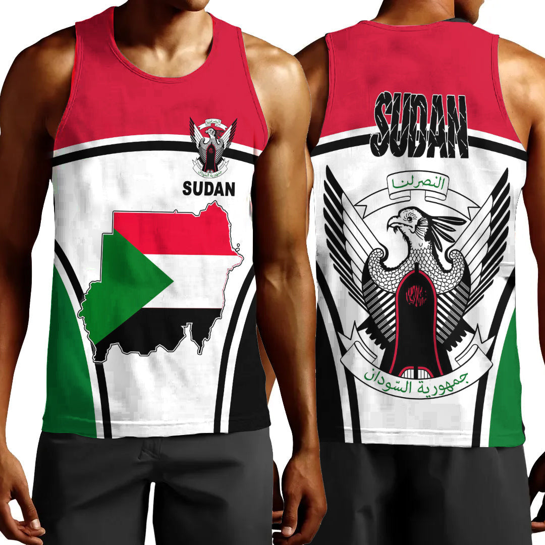 Clothing Sudan Active Flag Men Tank Top