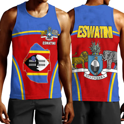 Clothing Eswatini Active Flag Men Tank Top