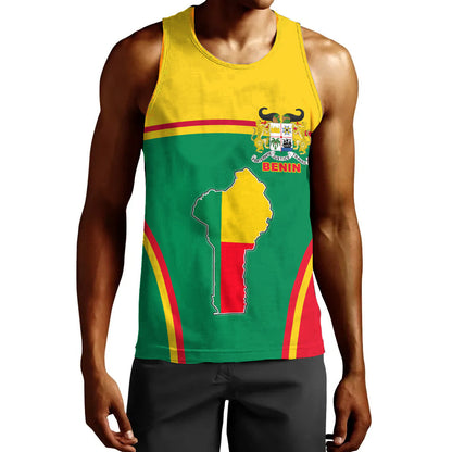 Clothing Benin Active Flag Men Tank Top