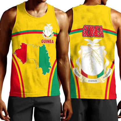 Clothing Guinea Active Flag Men Tank Top