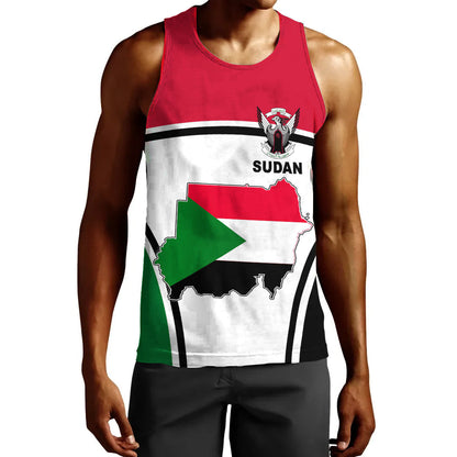 Clothing Sudan Active Flag Men Tank Top
