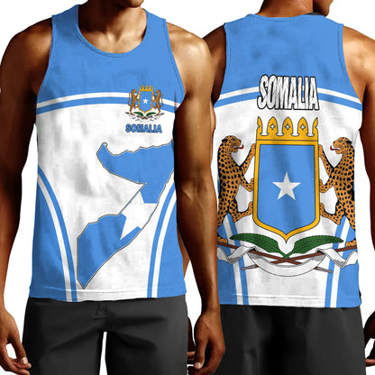 Clothing Somalia Active Flag Men Tank Top