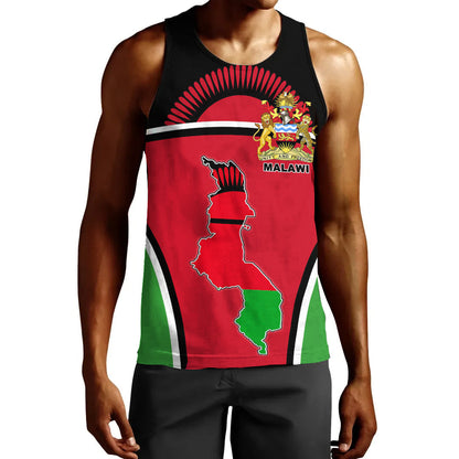 Clothing Malawi Active Flag Men Tank Top