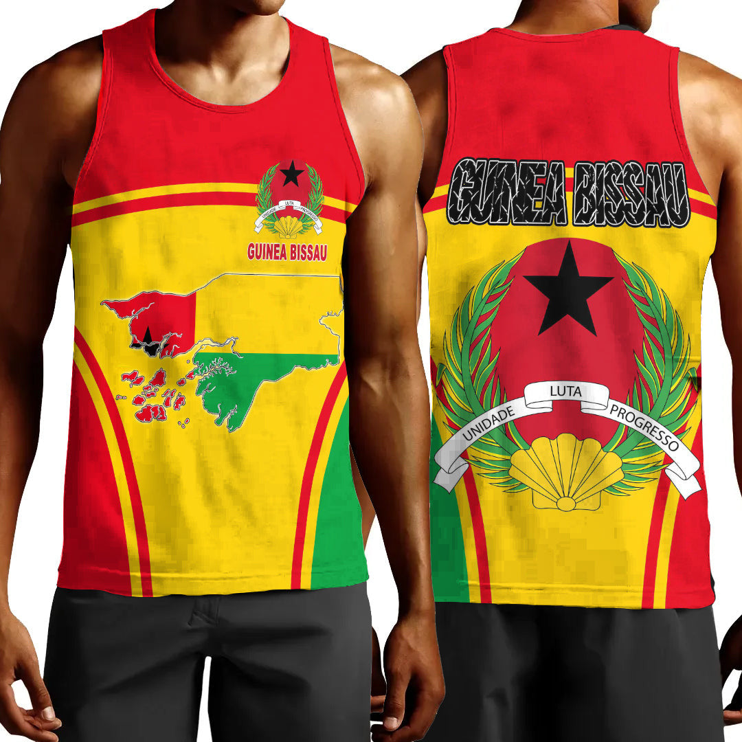 Clothing Guinea Bissau Active Flag Men Tank Top