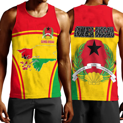 Clothing Guinea Bissau Active Flag Men Tank Top